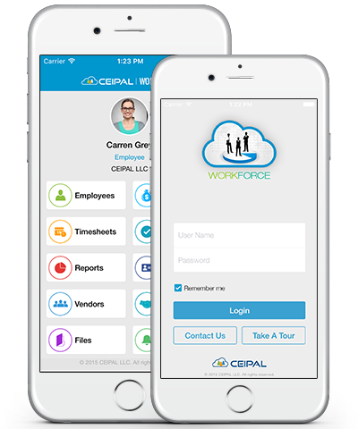CEIPAL Workforce Software - Login through mobile apps
