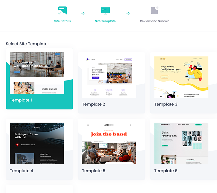 Talenteria Career Site Builder Software - 1