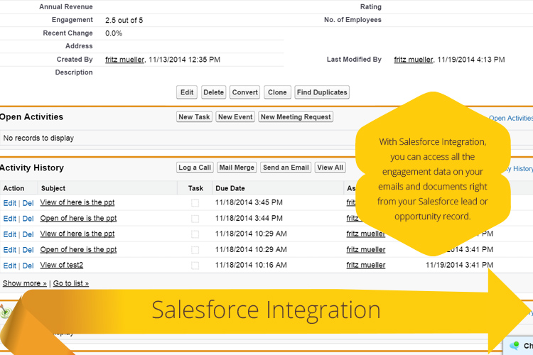 LiveHive Software - Data auto sync'd with Salesforce