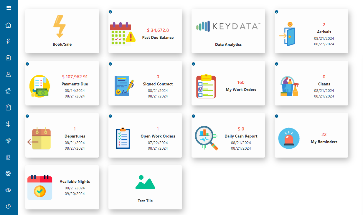 Barefoot screenshot: The Barefoot Dashboard keeps your more important data in front of you, so you can be more efficient.