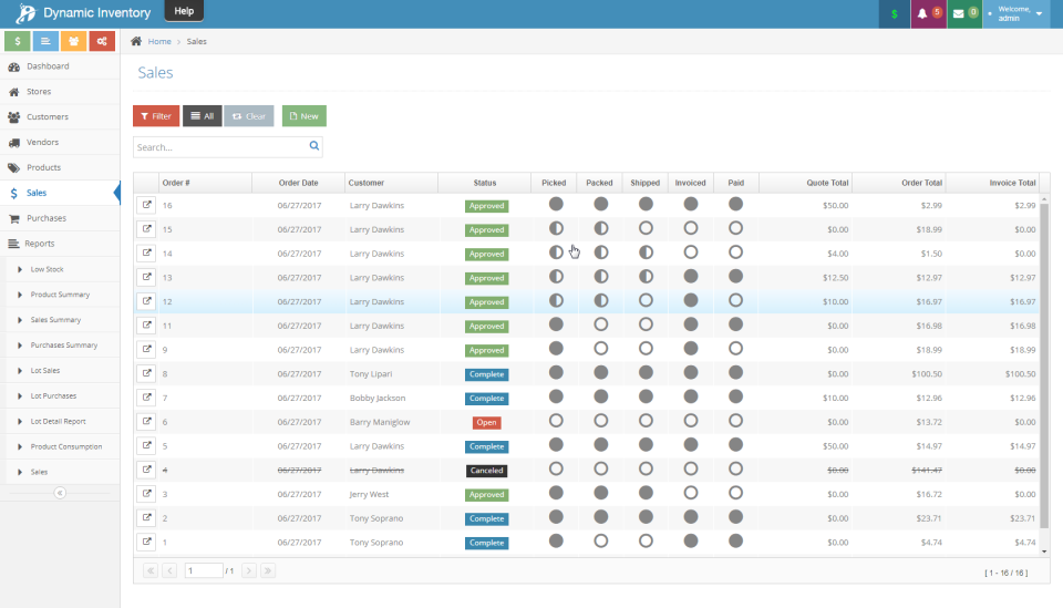 Dynamic Inventory Software - 2