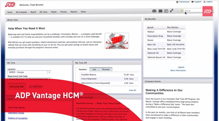 ADPVantageHCM_HumanResource_Home