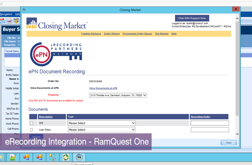 RamQuest One Software - 5