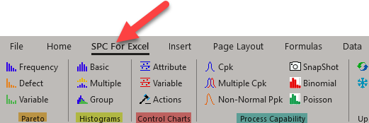 SPC for Excel Software - 4