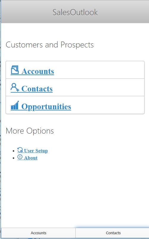 SalesOutlook CRM Software - Download the Outlook CRM mobile app from the Apple App store or Google Play Store.