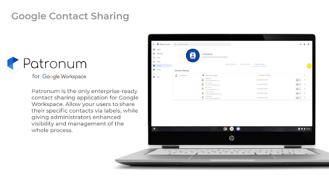 Google Workspace Contact Sharing