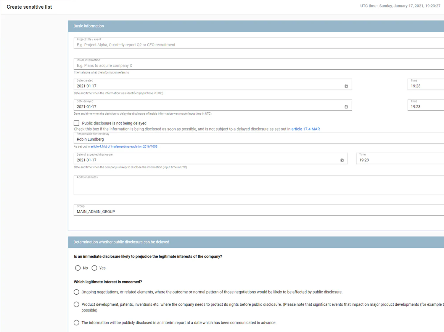 Pdmr Form Example InsiderLog Price, Features, Reviews & Ratings - Capterra India