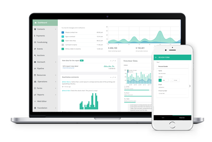 LiveImpact screenshot: Advanced reporting features make it easy for you to demonstrate outcomes