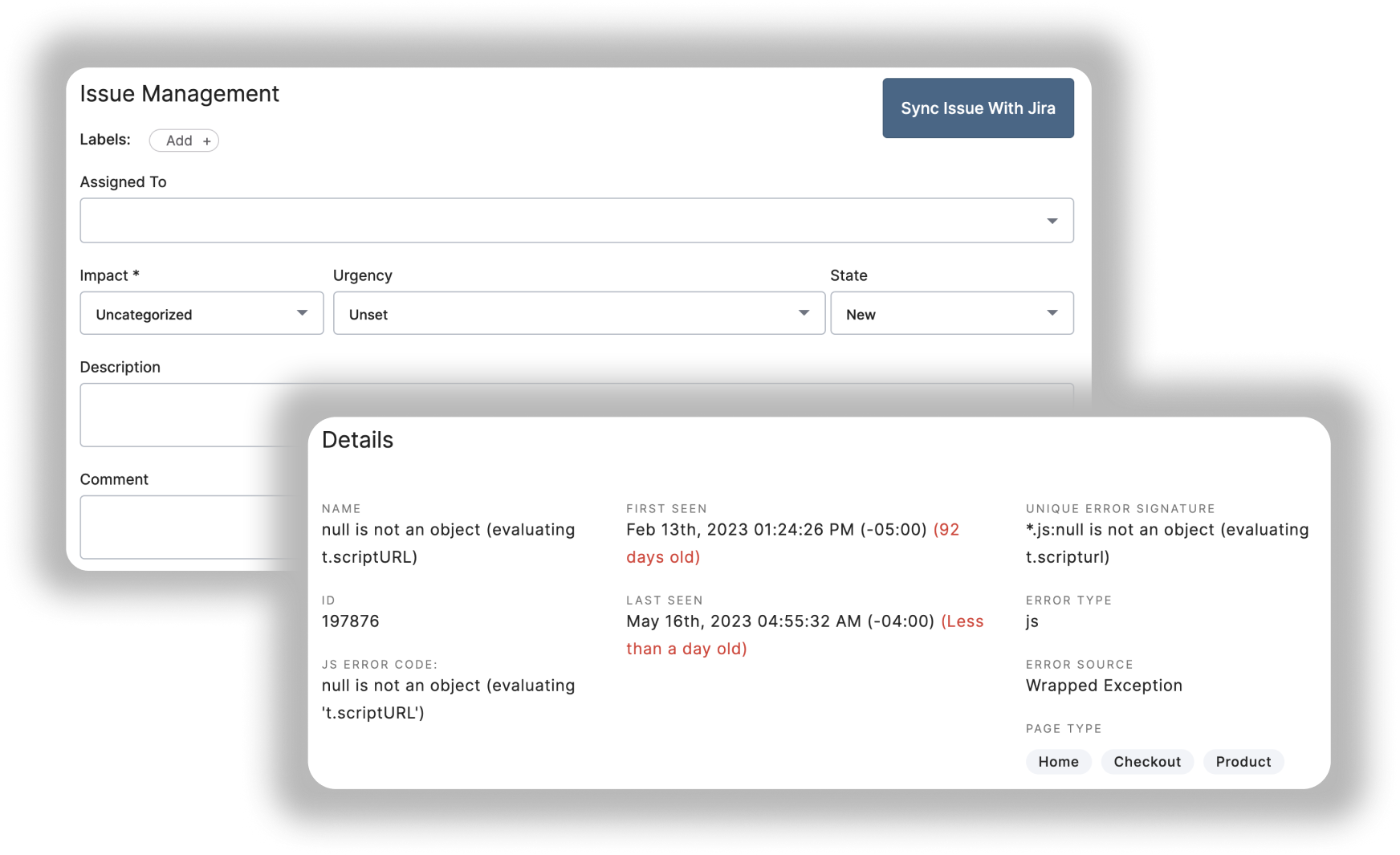 Triage tickets directly in the platform and sync with Jira all at once. Custom tags allow you to organize and manage issues for easy reference, and sharing capabilities make it easy to work with external partners.