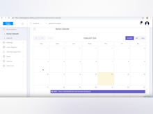 RentMy Software - An integrated calendar helps users manage rentals with alerts and date stamps