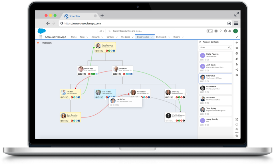 ClosePlan Relationship Maps Software - 1