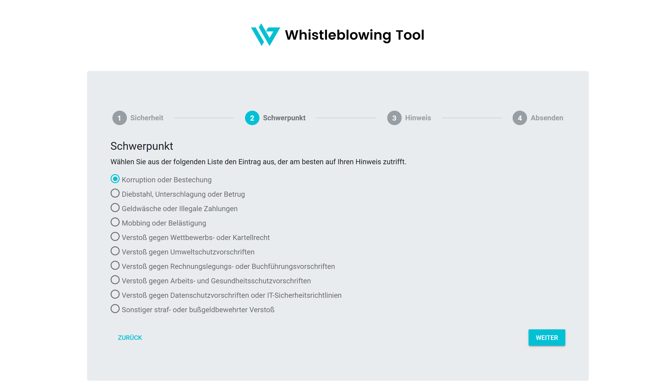 Whistleblowing Tool Software - 2