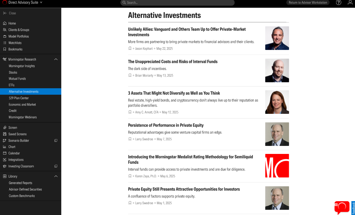 Morningstar Direct Pricing, Alternatives & More 2026 | Capterra