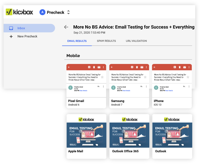 Kickbox Deliverability Suite Software - 4