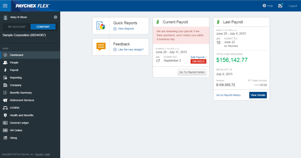 Paychex Flex Software - 2