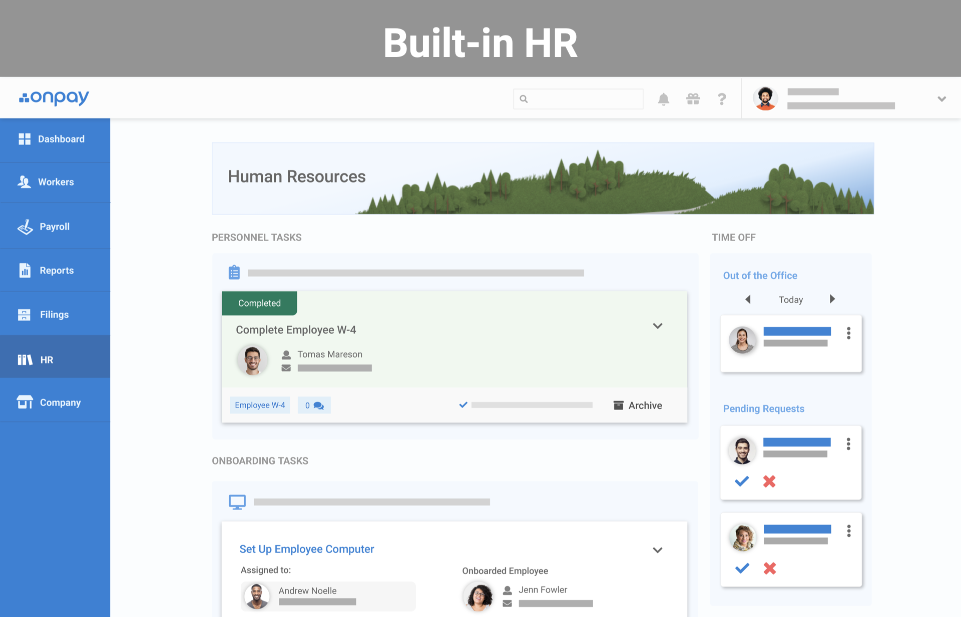 OnPay Software - A full set of HR tools