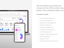 Dot Compliance Software - Improve your quality control and compliance with the industry's top solution for quality management. Save time and money while delivering products to market quickly and efficiently.