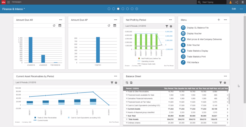 Get financial insights via the M3 Finance homepage