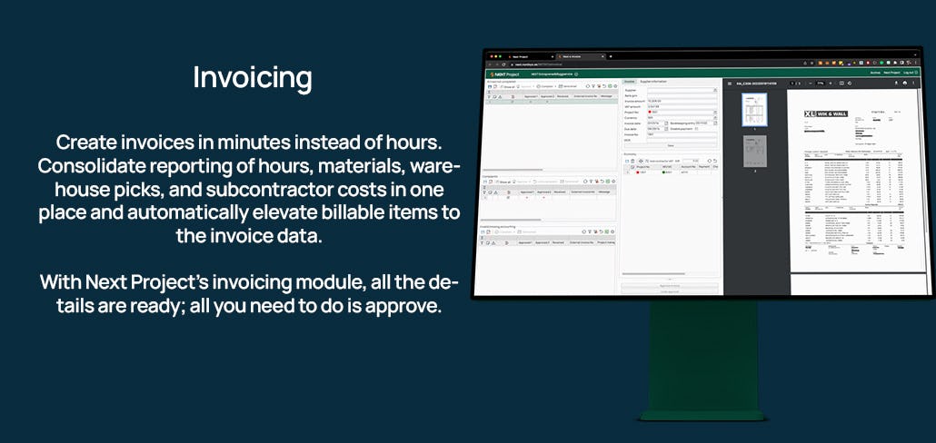 Next One Technology Software - Invoicing