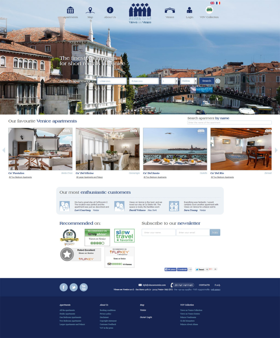 Build custom vacation rental websites