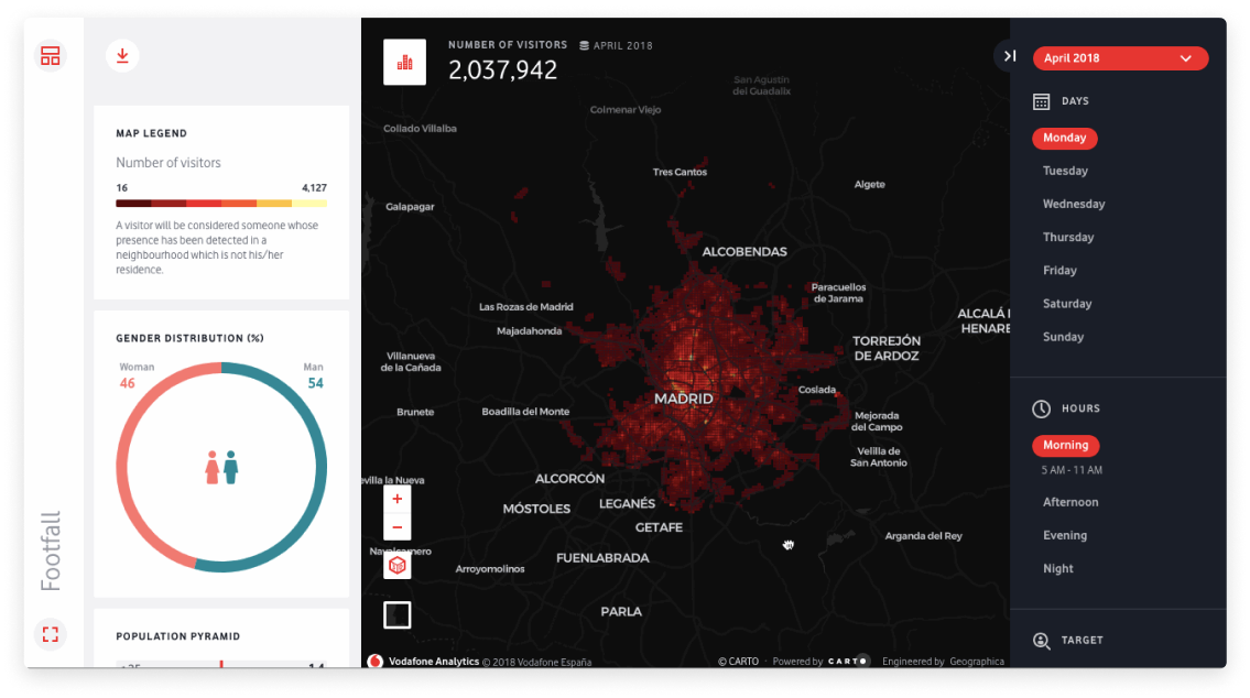 CARTO Software - App Development. Create powerful map-centric applications in your cloud data architecture, without any limits on scalability.