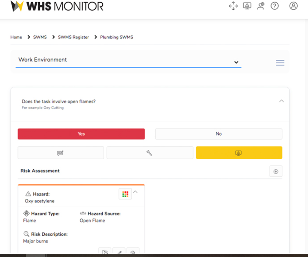 WHS Monitor safety records