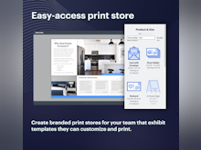 Lucidpress Software - Create branded print stores for your team and exhibit templates they can customize and print.