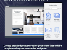 Marq Software - Create branded print stores for your team and exhibit templates they can customize and print.