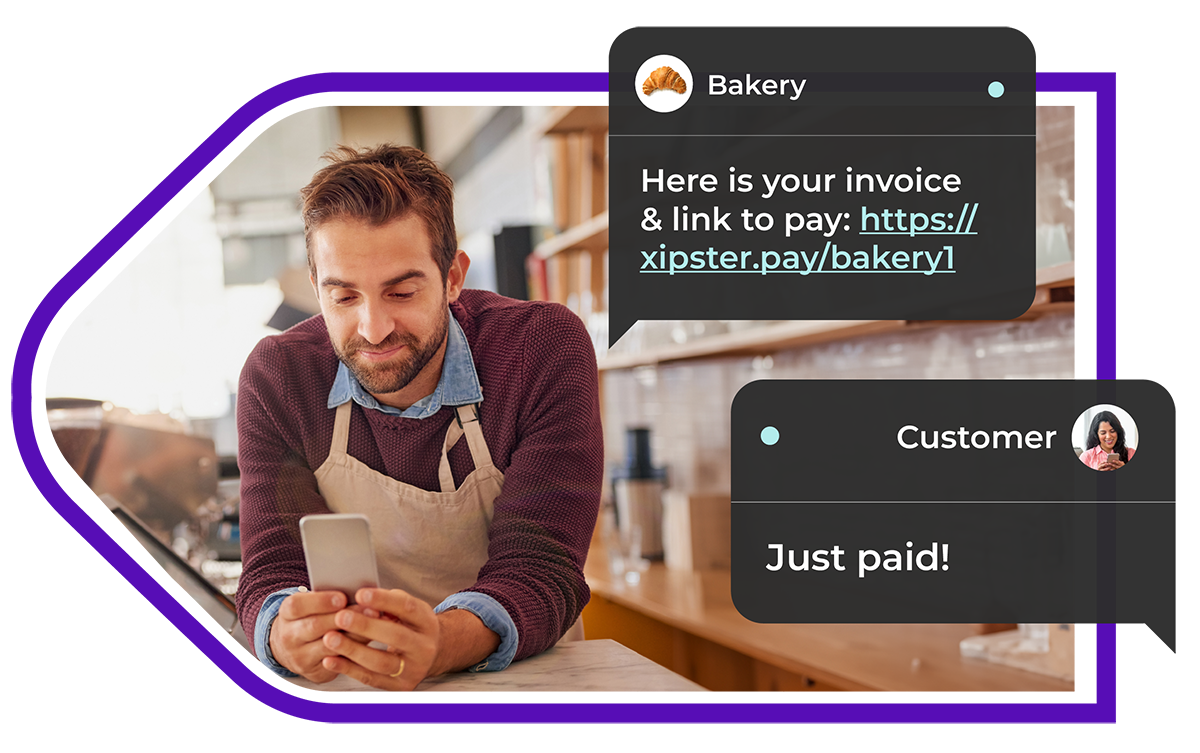 Xipster Software - Easily generate payment links and manage recurring invoices online while communicating with your customers via two-way texting