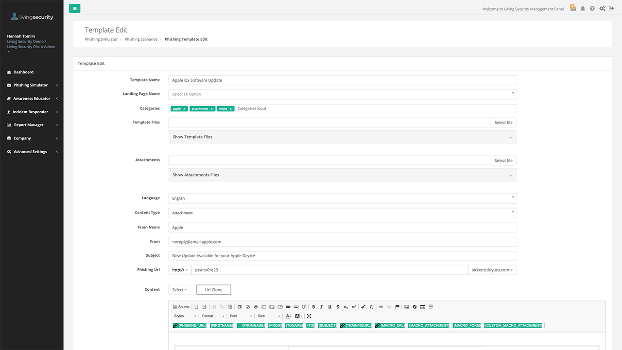 Human Risk Management Platform Software - Human Risk Management Platform customizable templates