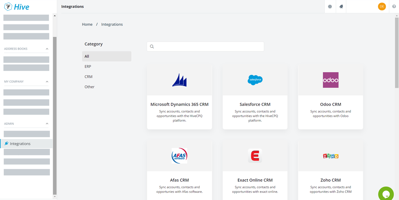 Hive CPQ Software - 5