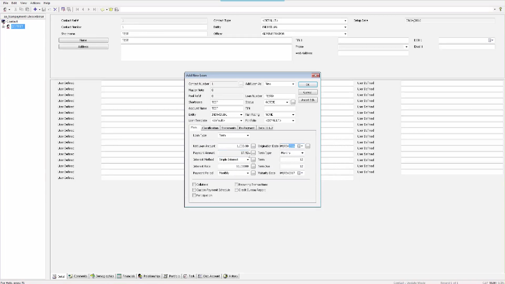 The Nortridge Loan System