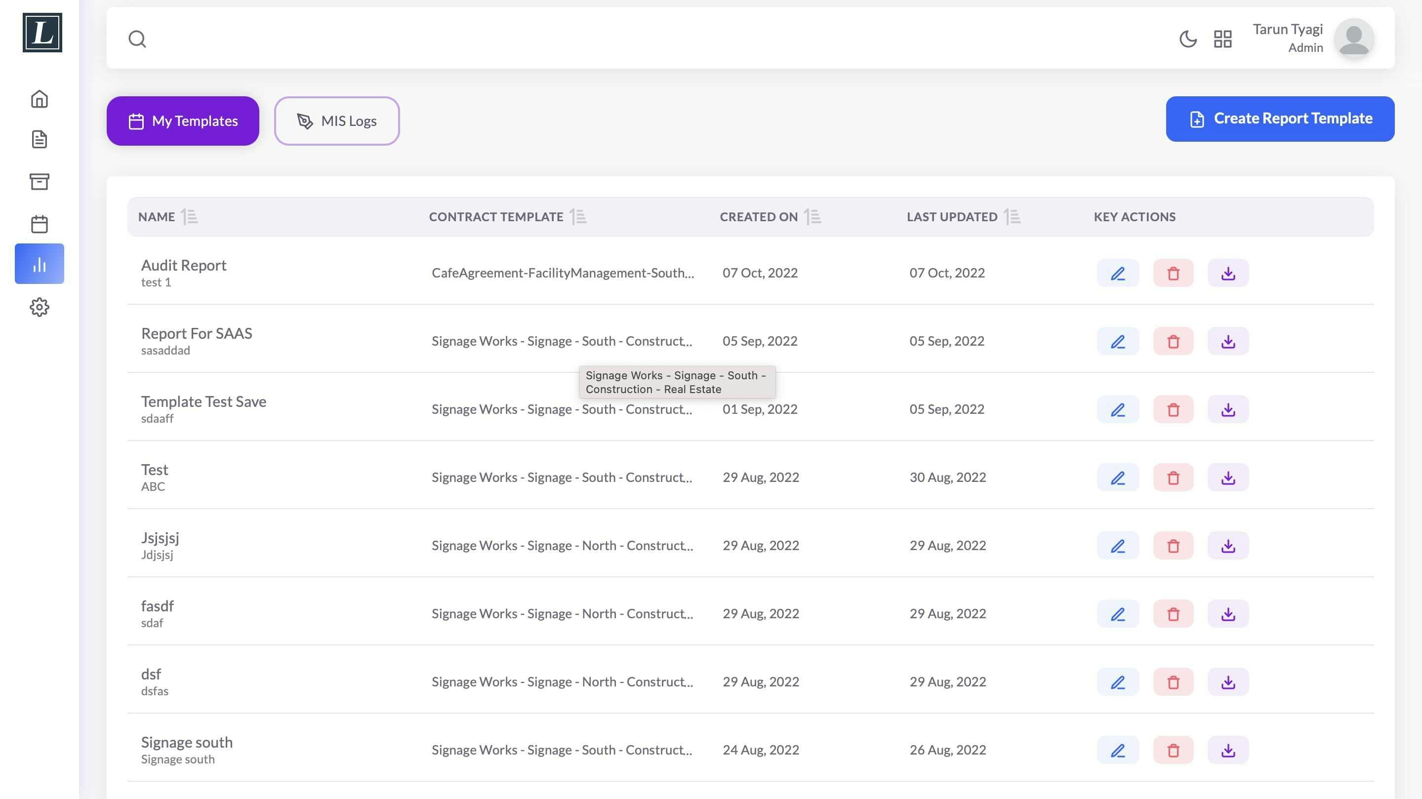 Legistify Software - Legistify templates