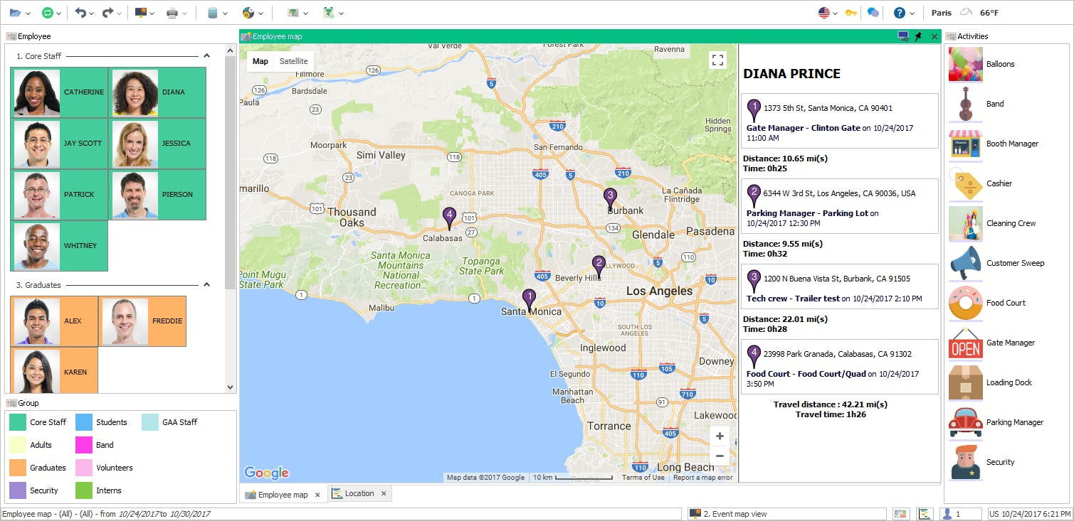 Visual Planning Software - Visual Planning activities