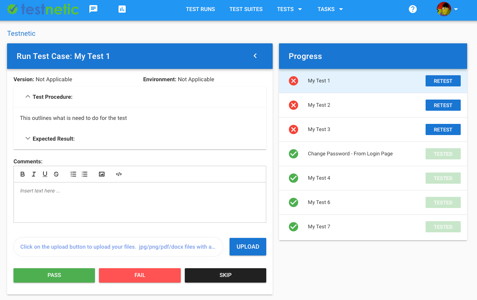 Testnetic test run-thumb