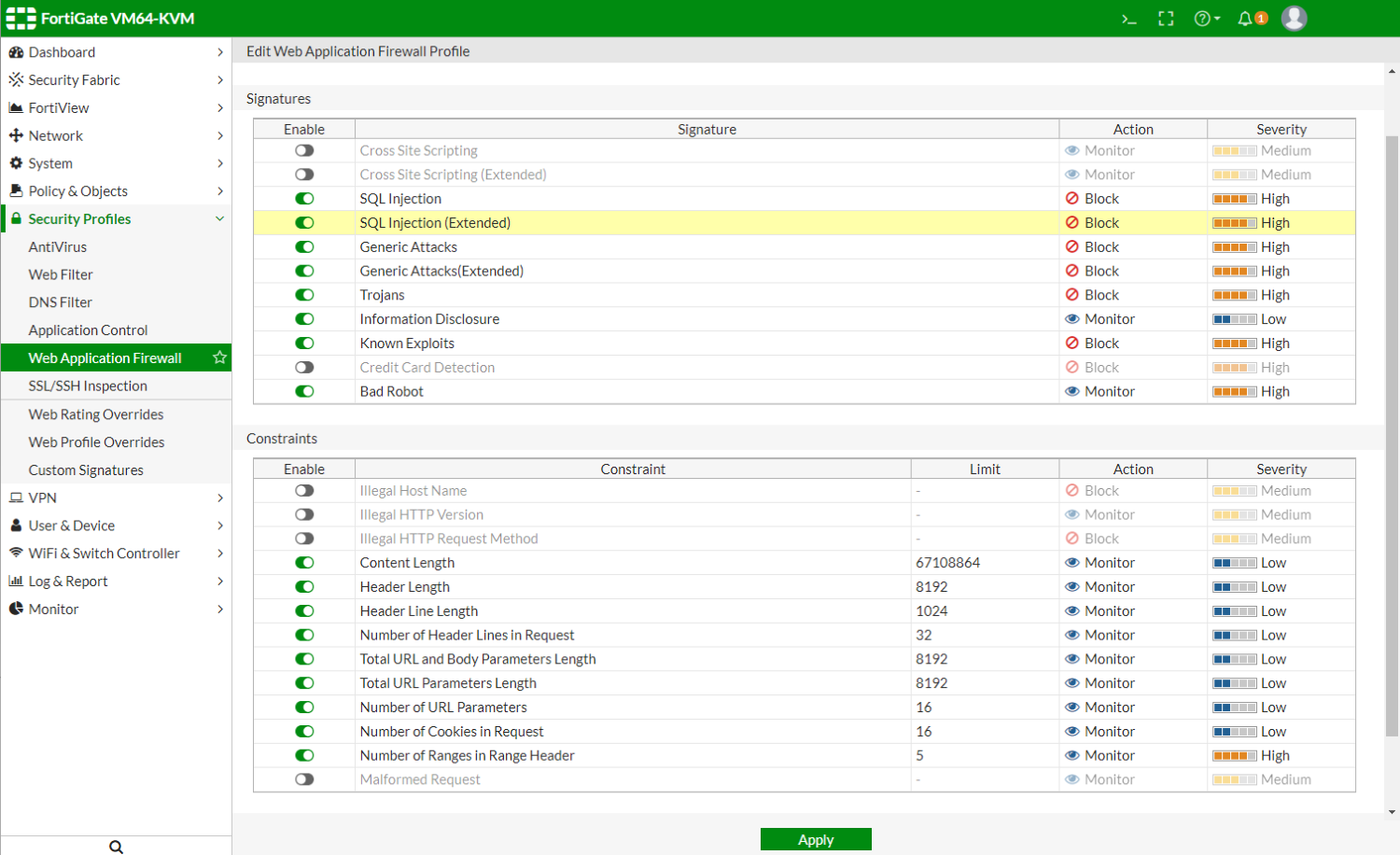 FortiGate Next-Generation Firewall