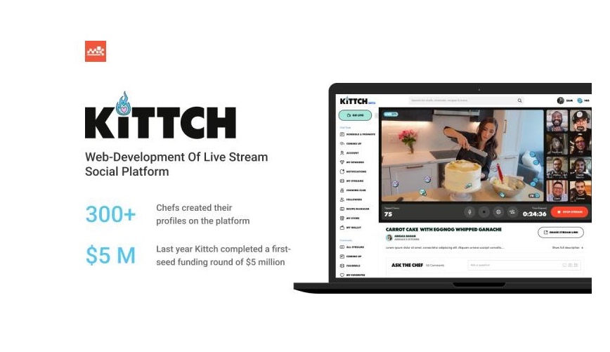 Live stream social platform Kittch