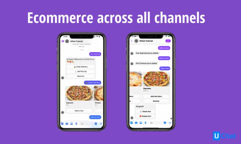 UChat Software - Built-in ecommerce integration