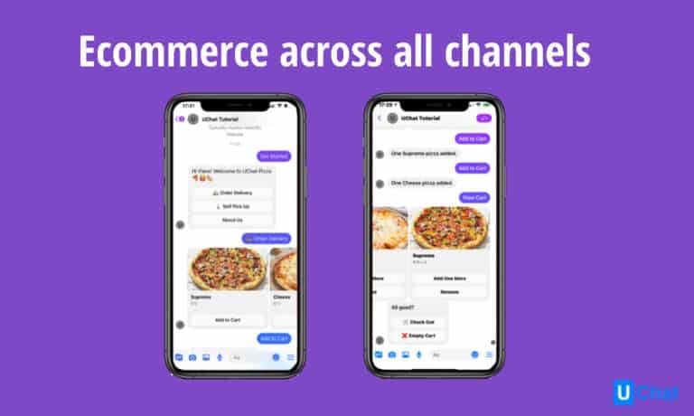 UChat Software - Built-in ecommerce integration