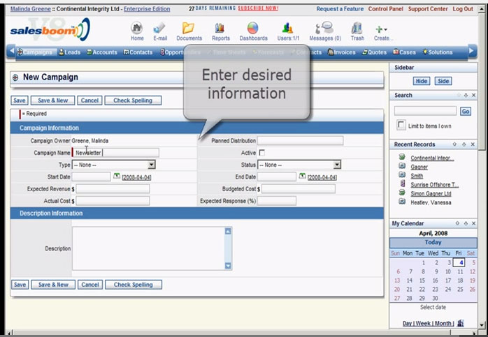 Salesboom CRM Suite Software - SalesBoom_CRM_Information