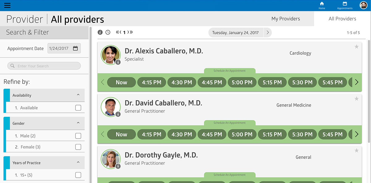 Virtual Care Management practitioner availability