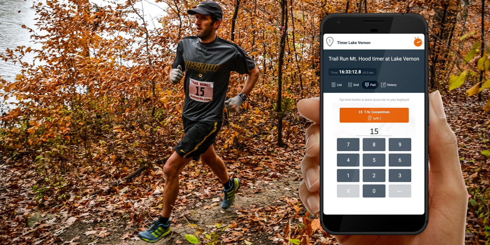 cross country timing app