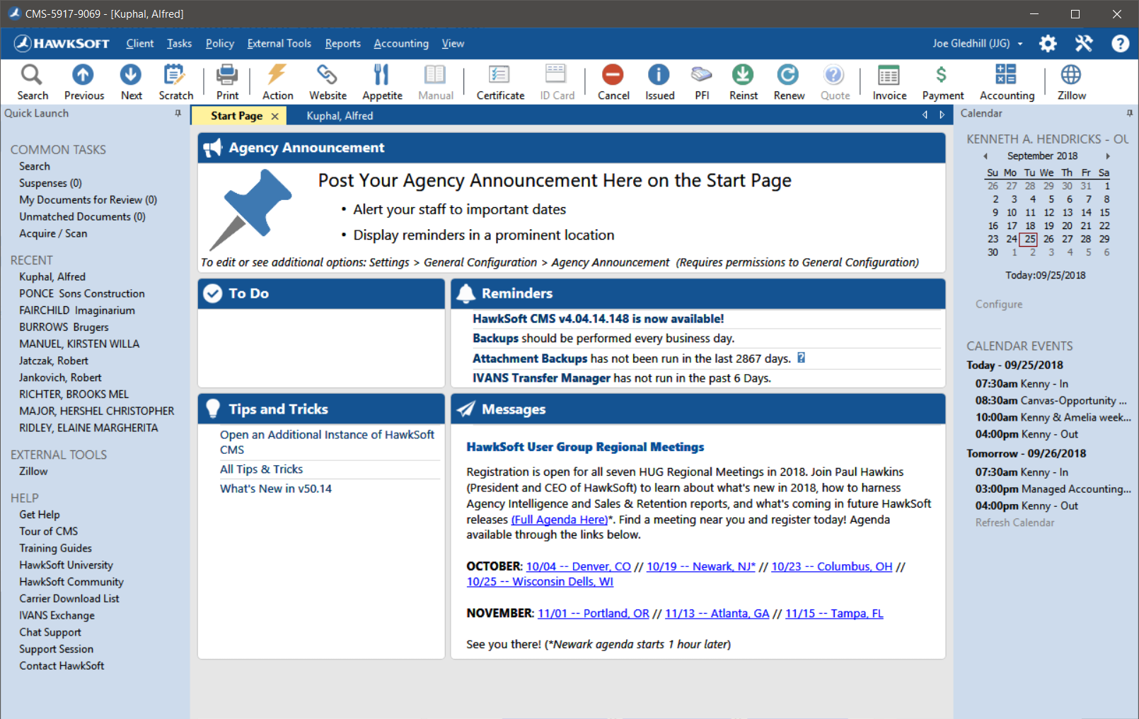 HawkSoft CMS Software - 5