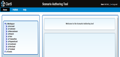 Clari5 EFM scenario authoring tool