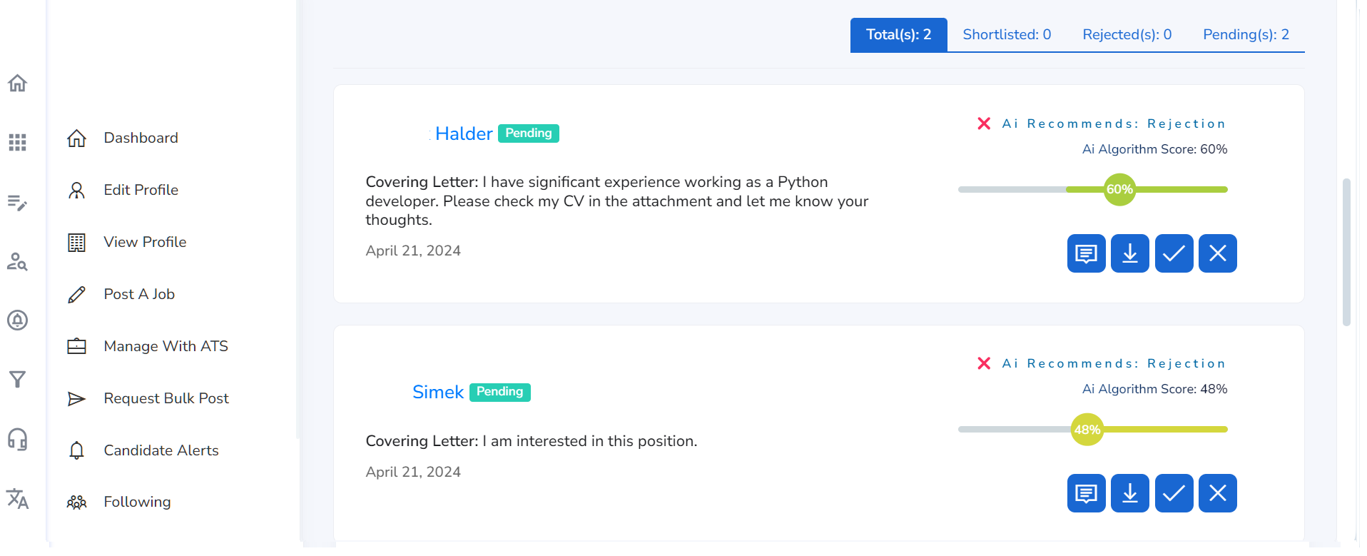 Expertini Software - Expertini ATS Score - thumbnail