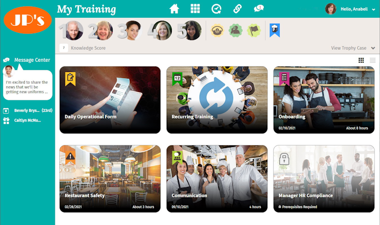 DiscoverLink Talent LMS screenshot: Learner View