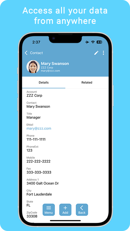 Claritysoft's versatile mobile app puts data access in the palm of your hand.