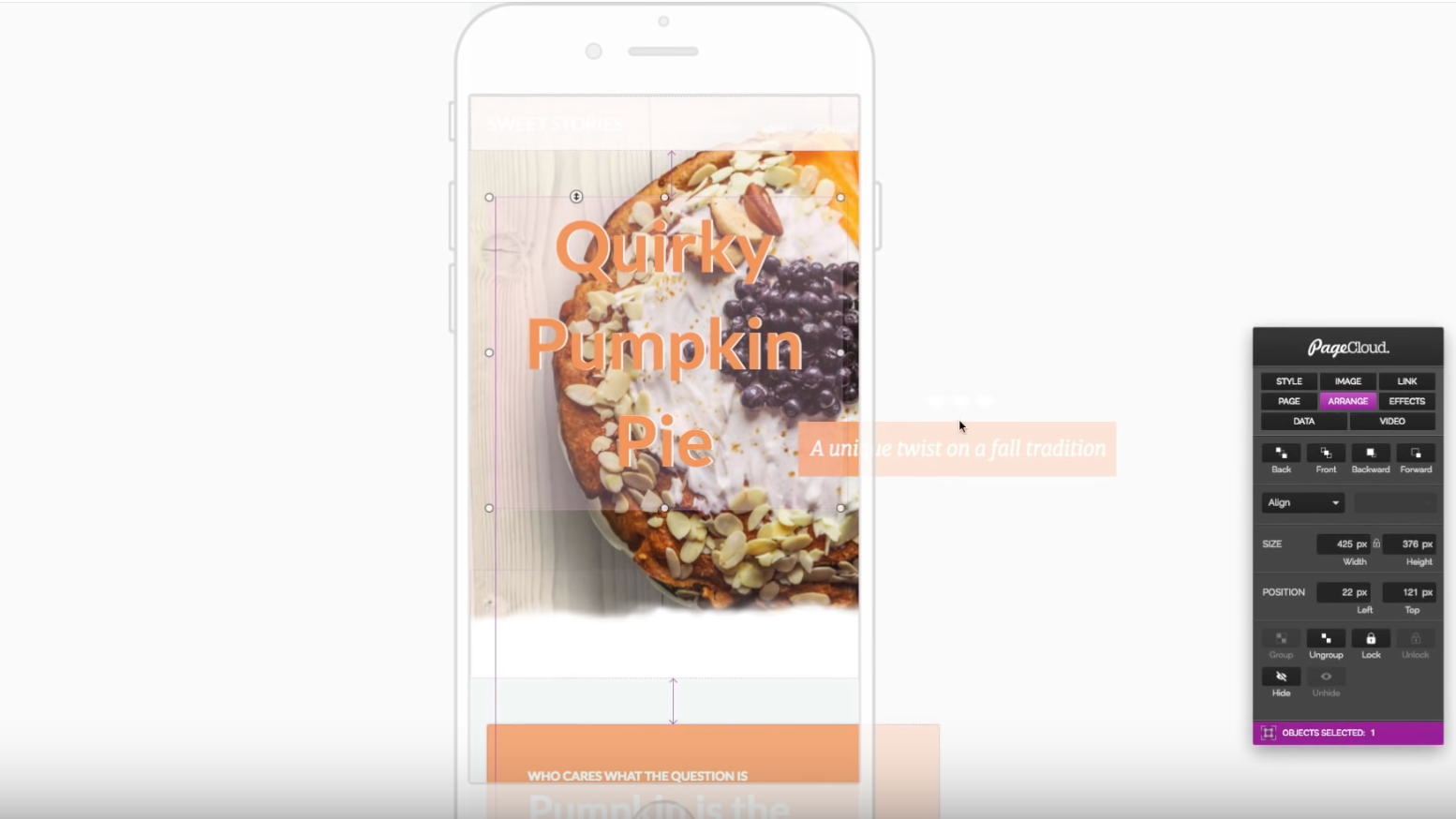 Ensure websites are mobile optimized using the mobile editor