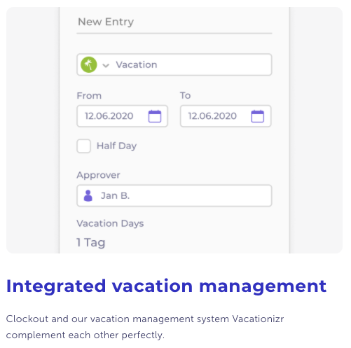 Integrated vacation management