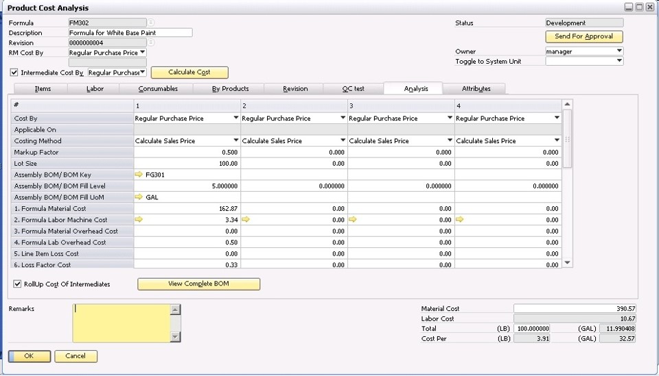 BatchMaster ERP cost analysis